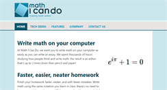 Desktop Screenshot of mathicando.com